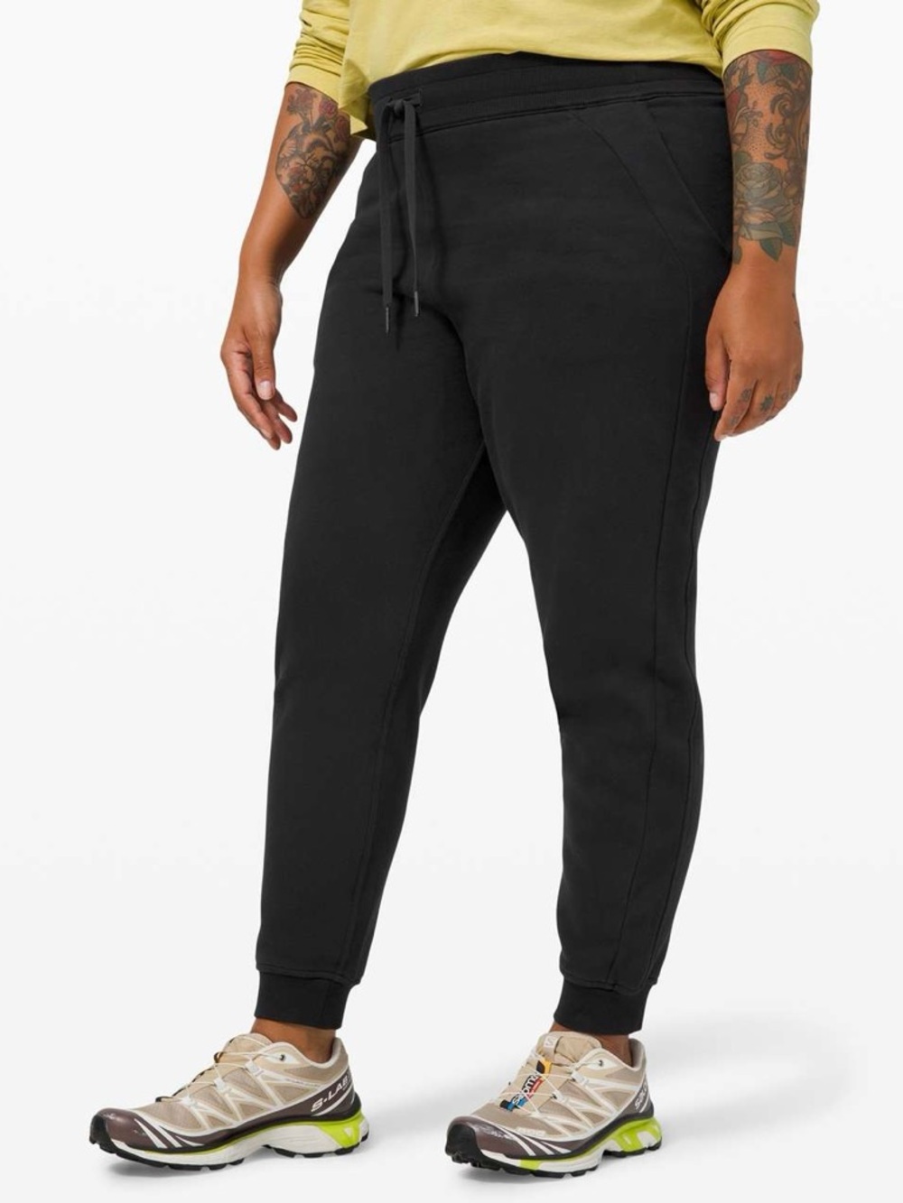 Lululemon Scuba Jogger High Rise‎ Black Sweatpants LW5CVAS